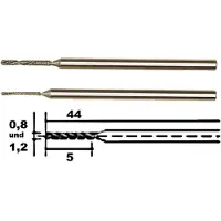 Proxxon Foret hélicoïdal (0,8 mm, 1,2 mm)