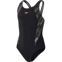 Speedo Hyperboom Splice Muscleback Swimsuit Noir 5-6 Years Fille