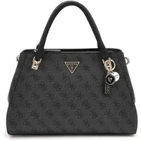 GUESS Sacs à main 'NOELLE II LUXURY SATCHEL' brun foncé / graphite