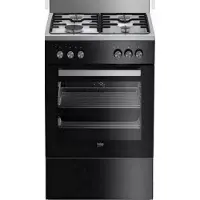 Beko Cuisinière gaz 65l 4 feux noir - - FSG52010GBC - b100