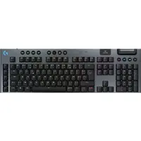 Logitech Clavier Gaming mécanique sans fil ultra-plat Azerty Français G915 X Lightspeed Clicky Noir