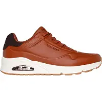 SKECHERS Baskets basses 'Uno - Tailored Air' marron