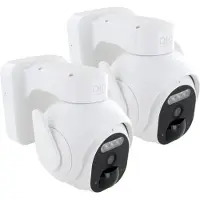 Dio Connected Home Caméras extérieures - - Lot de 2 - Rotatif - Batterie - 3MP