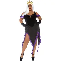 Leg avenue 2 PC Sultry Sea Witch comprend la couleur noir/violet