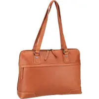 The Chesterfield Brand sac à épaule pour ordinateur portable Branson Shoulderbag Cognac brun