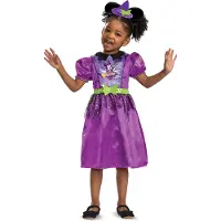 Disguise Spooky Witch Minnie Classic Girl Costume Violet 5-6 Years Enfants