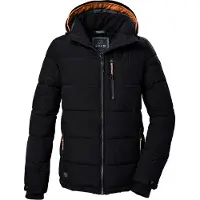 G.i.g.a. dx Killtec - Veste technique pour homme aspect duvet avec capuche amovible, GW 27 MN QLTD JCKT (41870), taille : L, couleur : noir (00200)
