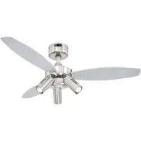 WESTINGHOUSE Jet Plus, Ventilateur, Argent, Noir