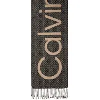 Calvin Klein Écharpe cappuccino / noir