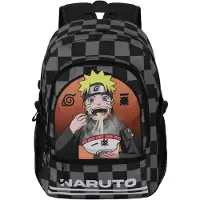 KARACTERMANIA Sac à dos scolaire à deux compartiments Naruto Ichiraku, noir, 44 x 31 x 18 cm