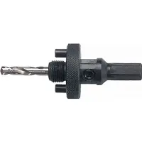RUKO Support de fixation avec mèche de guidage pour scies cloches bimétalliques Ø 32,0 - 210,0 mm