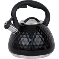 Resto Bouilloire sifflante - Resto - 2.7L - Acier inoxydable - Induction - Noir