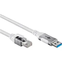 Goobay S/FTP Cat 6 - 15 mètres - Blanc -