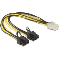 DeLOCK Câble d'alimentation PCI Express - 0,3 mètre -
