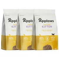 Applaws Cat Dry Kitten - Poulet sans céréales pour chatons - 6 kg (3x2 kg)