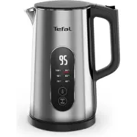 Tefal Selezione, Bouilloire électrique, Argent, Noir