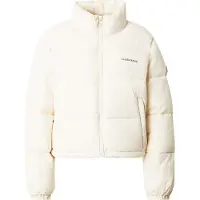 GUESS Jeans Cropped Puffer Jacket Blanc S Femme