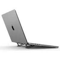 Spigen AMP10402, Support pour notebook, Noir, Gris