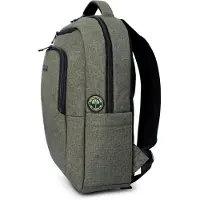 Urban Factory Sac à dos 13/14 fabriqué en r-PET recyclée- Poche zippée avec organisateur intérieur sur la face avant - Compartiment pour tablette
