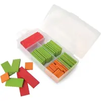 Jeujura Boite 50 jetons en bois