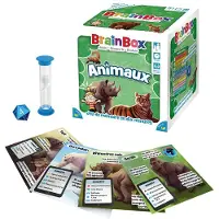 Asmodee Jeu éducatif BrainBox - Animales