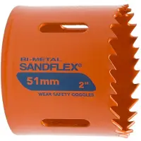 Bahco Scie trépan sandflex bilame, profondeur 38mm, 4/6 zpz, ø 50mm - 3830-50-vip