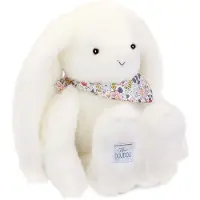 Doudou et Compagnie Peluche - - DC4301 - 35 cm - toucher ultra-doux - bandana fleuri