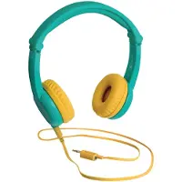 Lunii Casque audio compatible avec Ma Fabrique à Histoire et FLAM Vert et jaune
