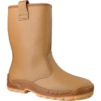 Jallatte Botte d'hiver sans fermeture Jalartic SAS taille 46 beige cuir AP-23 S3 SRC EN I