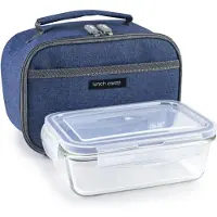 Ibili Porte-aliments Conique Bleu Design Conique, Transport Facile -