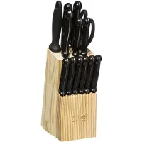 5 Five Bloc à couteaux avec 11 couteaux + ciseaux + brun