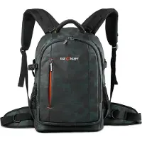 K&F Concept Sac à dos étanche, 23l camo/vert