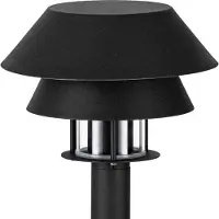Eglo 900802 CHIAPPERA E27 Lampadaire extérieur Socle Ø220mm Noir Blanc IP65