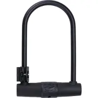 BBB Cycling Schloss U-vault 2.0, 170 x 253 mm, noir - cadenas de sécurité en forme de U pour vélo, robuste.