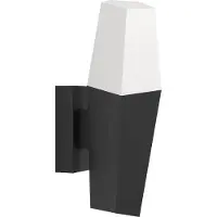 Eglo 900682 FARINDOLA E27 Applique extérieure/plafonnier Noir Blanc IP44