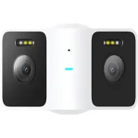Xiaomi Caméra de surveillance Outdoor CW100 Dual, extérieure, Wi-Fi, 2K+2K, vision nocturne couleur, audio bidirectionnel, blanche