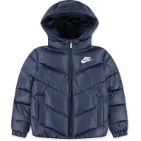Nike Kids Veste d’hiver bleu marine / blanc