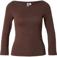 Pieces T-shirt 'PCPHOEBE' chocolat