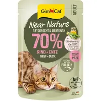 GimCat Near Nature - Boeuf et canard - 16 x 85 g