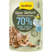 GimCat Near Nature - Poulet et truite- 16 x 85 g
