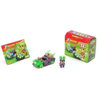 Orbico T-RACERS Glow Race Series Voiture et pilote Pièces à collectionner Voiture détachable et avec pièces interchangeables MIX