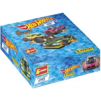 Panini Boîte d'autocollants - - Hot Wheels TC - 24 pochettes - 1 carte édition limitée - 144 autocollants