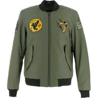 Helstons X Helstons Fight Veste textile pour moto, kaki/noir, M