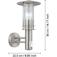 Eglo Lisio Applique avec Détecteur de Mouvement