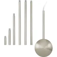 Eglo 88969 - Fil de suspension EXTENTION Chrome mat