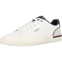 Pepe Jeans Kenton Campus Chaussures de sport Blanc UE 44 Hommes Blanc UE 44