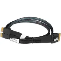 Icy Dock Câble SlimSAS 8i SSF-8654 vers 2xSlimSAS 4i,SFF-8654 Câble-0,5M (50 cm)