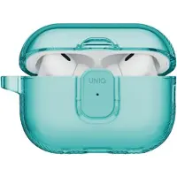 Uniq Étui Glase Pro pour AirPods Pro 3 Lock Case - Transparent bleu