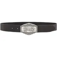 Wrangler Big Buckle Belt Noir 95 cm Homme