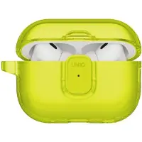 Uniq Étui Glase Pro pour AirPods Pro 3 Lock Case - Jaune transparent